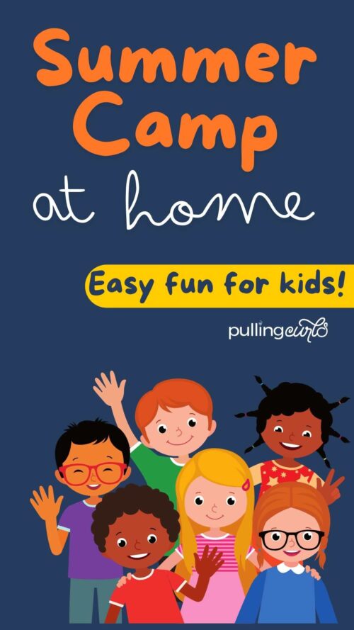 happy kids // summer camp at home -- easy fun for kids!