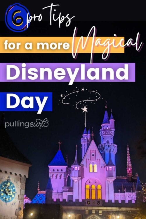Disneyland castle at night // 6 pro tips to a more MAGICAL Disneyland Day!