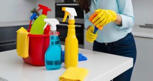 household cleaning supplies