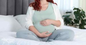 happy pregnant woman