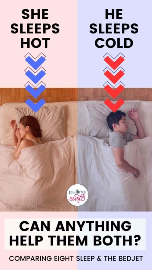 woman sleeping hot, man sleeping cold can anything help them?